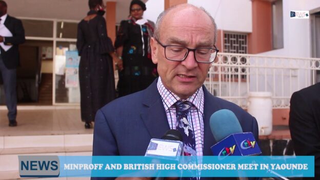  AUDIENCE GRANTED BY MINPROFF TO THE BRITISH HIGH COMMISSIONER TO CAMEROON OCT 2020 YAOUNDE