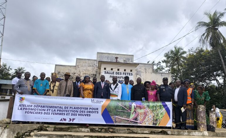  Projet Femmes et Foncier : Horizons Femmes Mobilise dans le Mbam et Inoubou, les Acteurs Communautaires Amplifient leurs Voix